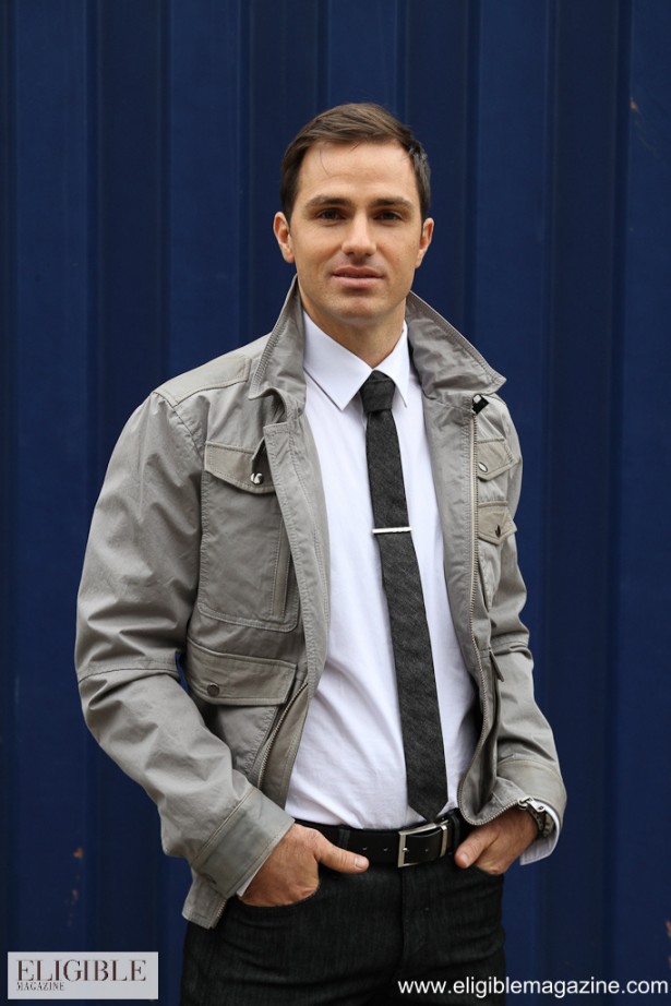 Lab grey 6 pocket bomber jacket Style: 78103 $750.00 - Dibi black tie Style: L9 $55.00