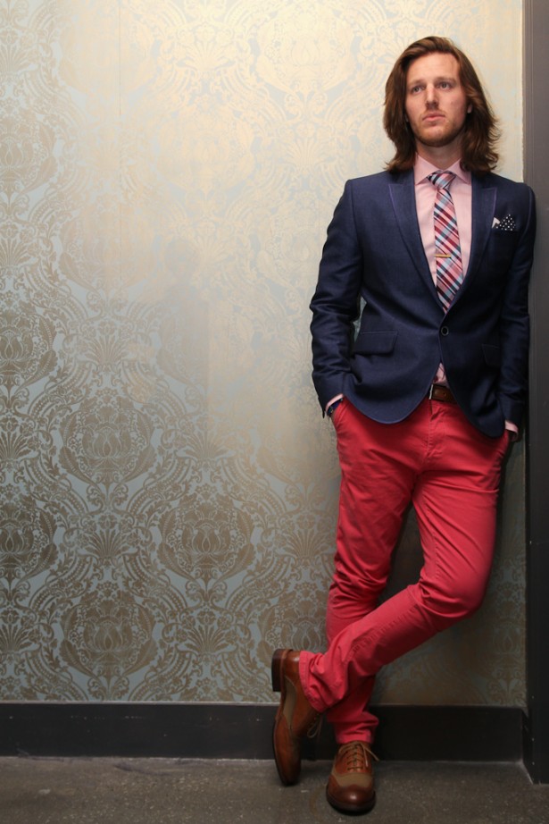 Ted Baker Sovjak blazer $698 - Oscar of Sweden shirt $198 - Vito cotton twill pant $88 