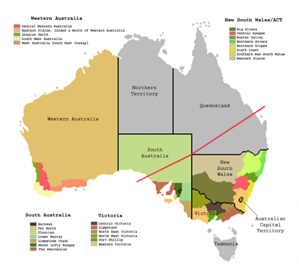 australia map