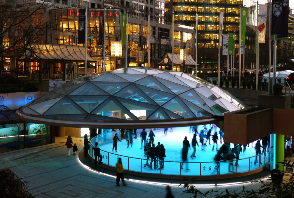 Robson square rink