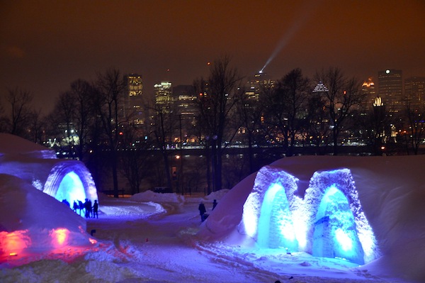 the snow village