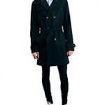 top man the bay wool blend trench coat